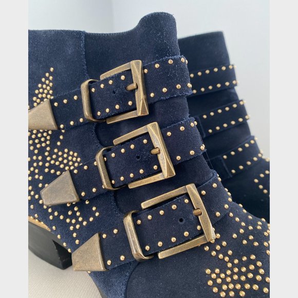 Chloe Susanna Boot in Navy Suede, size 37 - Picture 3 of 16